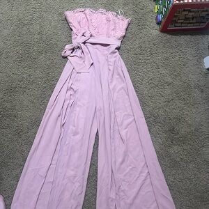Pink jumpsuit